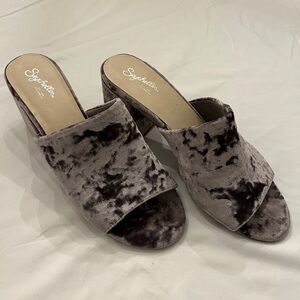 Seychelles Velvet Mules